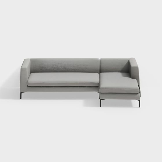 Urban Lounge Modern Minimalist Sofa 3D model