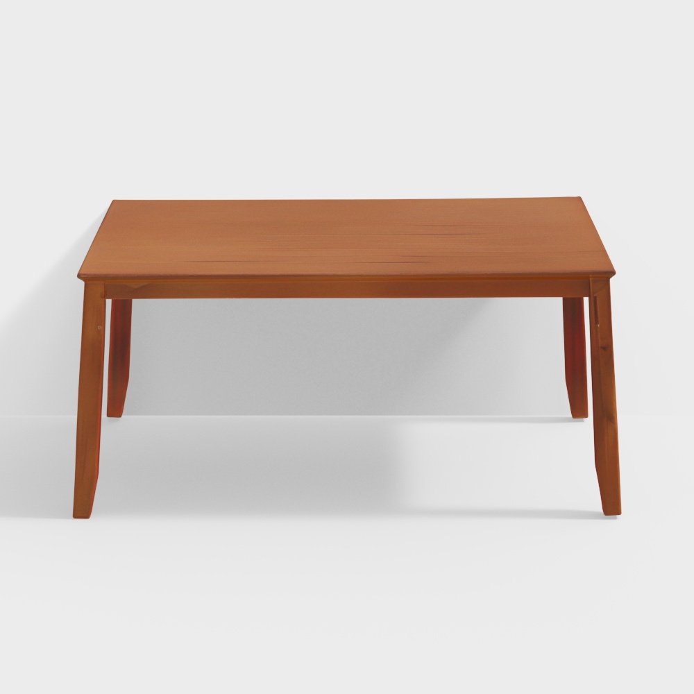 Nilkamal Carter 6 Seater Dining Table (Antique Oak)