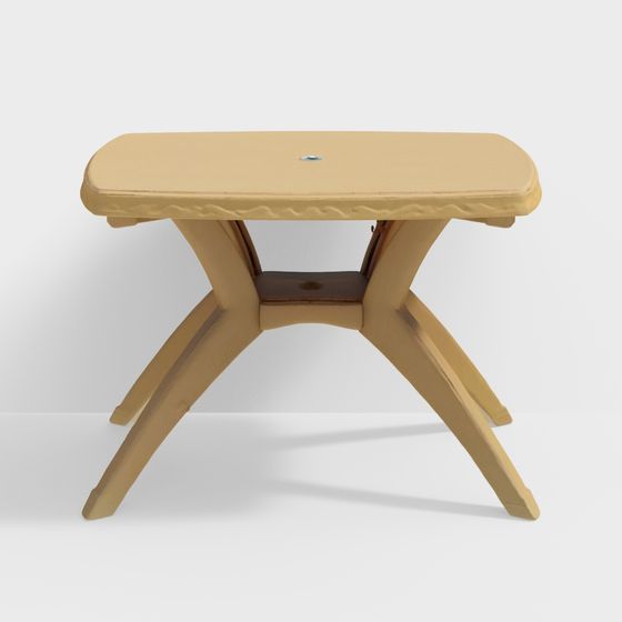 Стол Nilkamal Shahenshah с крестовидными ногами (Мраморный бежевый