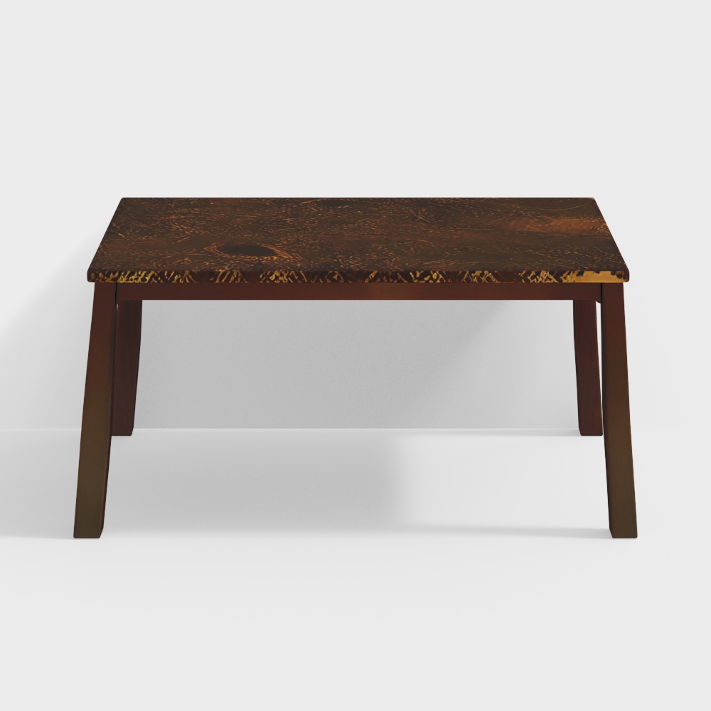 Nilkamal Venice 6 Seater Dining Table (Dirty Oak)