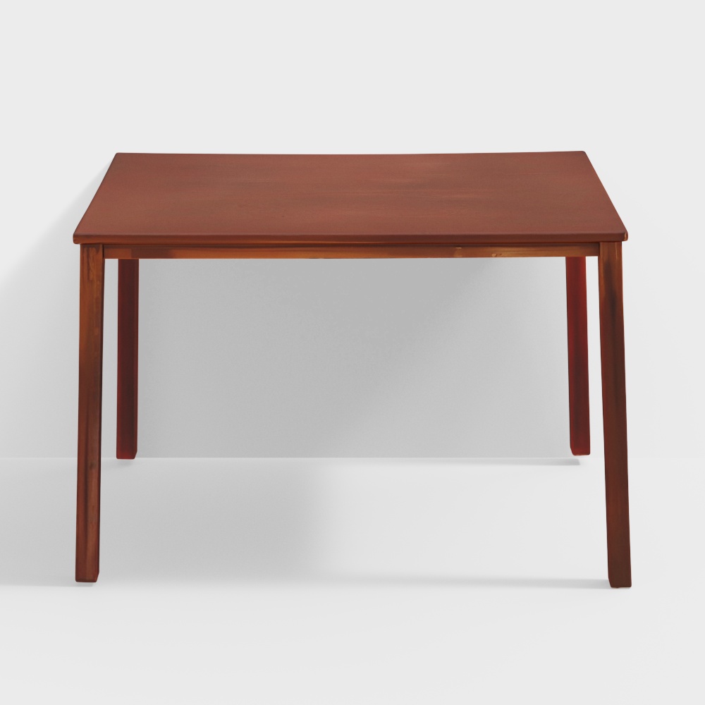 Nilkamal Sutlej 4 Seater Dining Table (Antique Cherry)