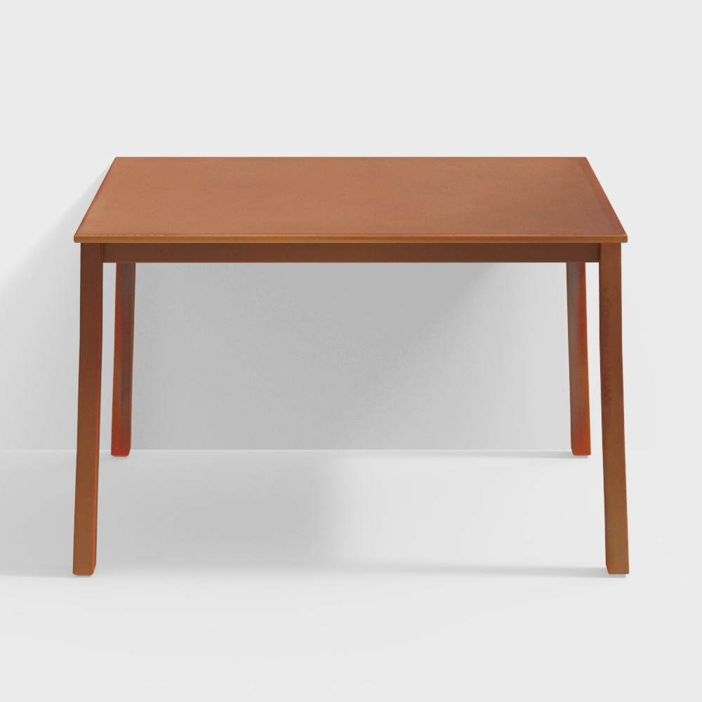 Nilkamal Alice 4 Seater Dining Table (Antique Cherry)