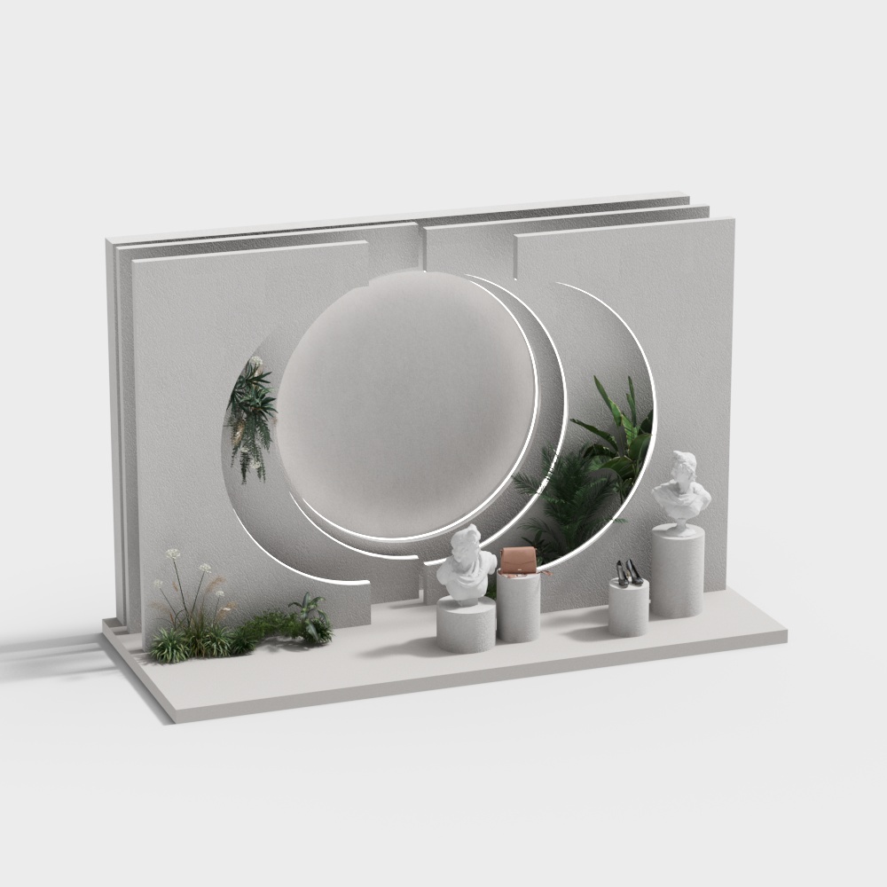 Clothing Store Feature Wall