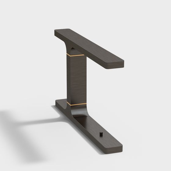Elegant T-Bracket 3D model for Creative Projects