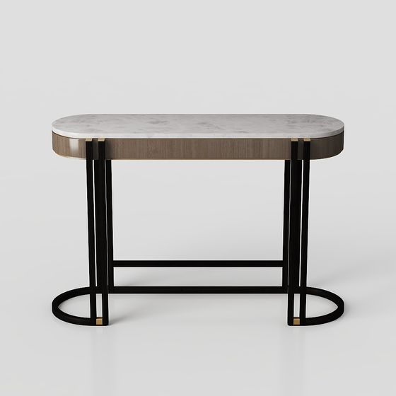 Elegant Living Room Table 3D model