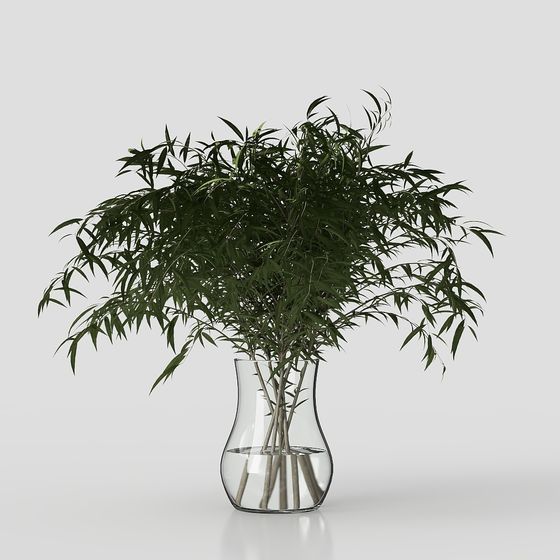 Bamboo Grove Vitality 3D model for Creative Projects