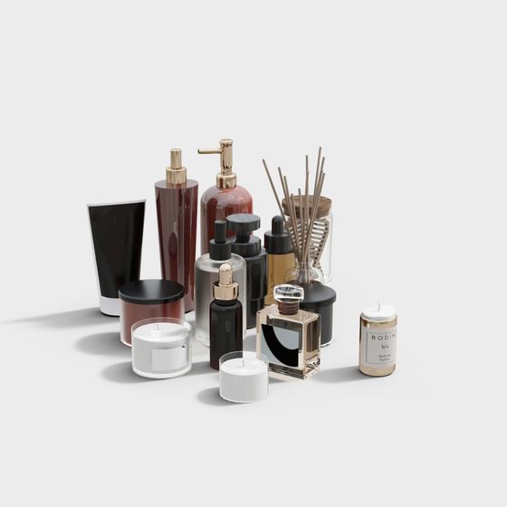 Aromatherapy and Care Set 3D model