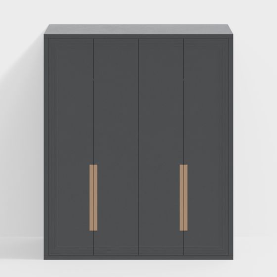 Urban Wardrobe Low-Poly 3D Model