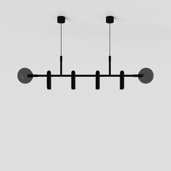 Elegant Minimalist Pendant Light 3D model