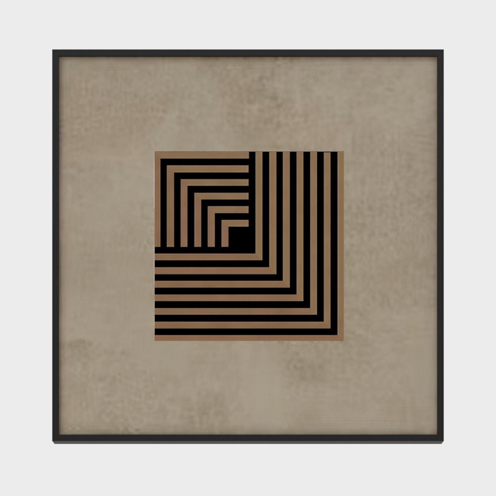 프렌치 빈티지 스타일 행잉 페인팅