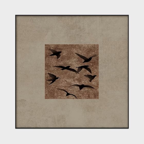 French Mid-Century Style Wall Art