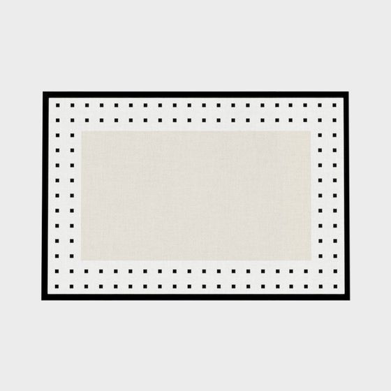 French-Style Square Carpet