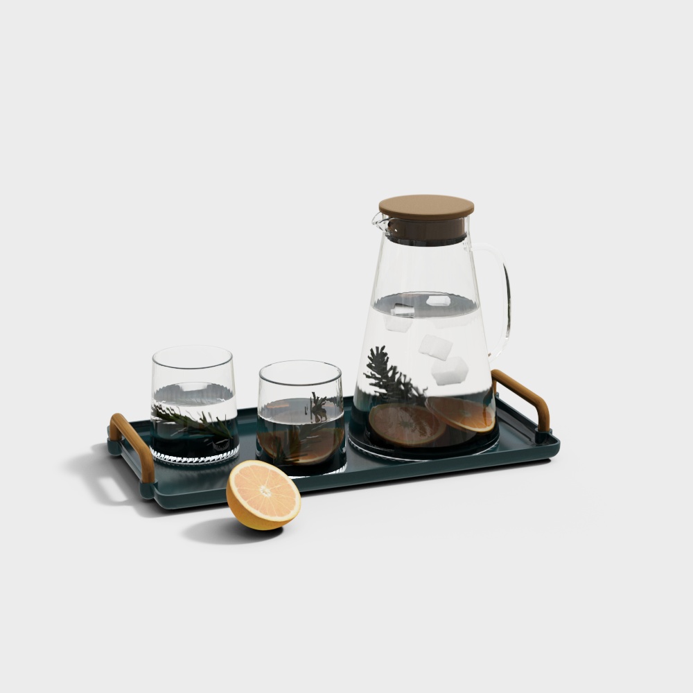 Bộ Ấm Trà Khay Hiện Đại