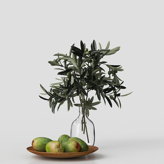 모던 꽃병 장식