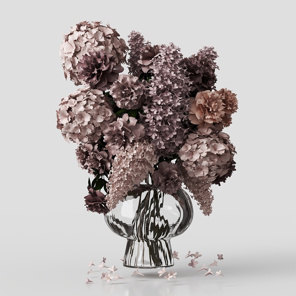 Moderne Vase Blumenkunst