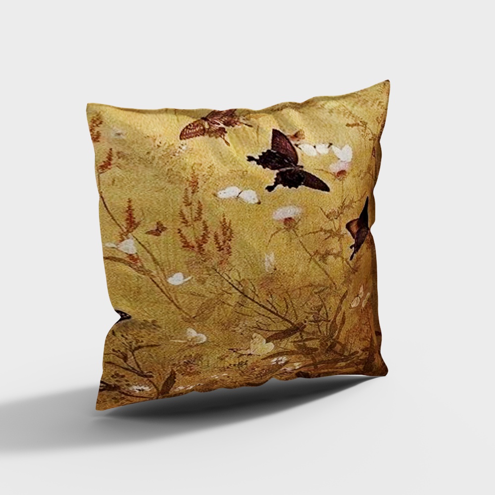 Vintage Style Throw Pillow