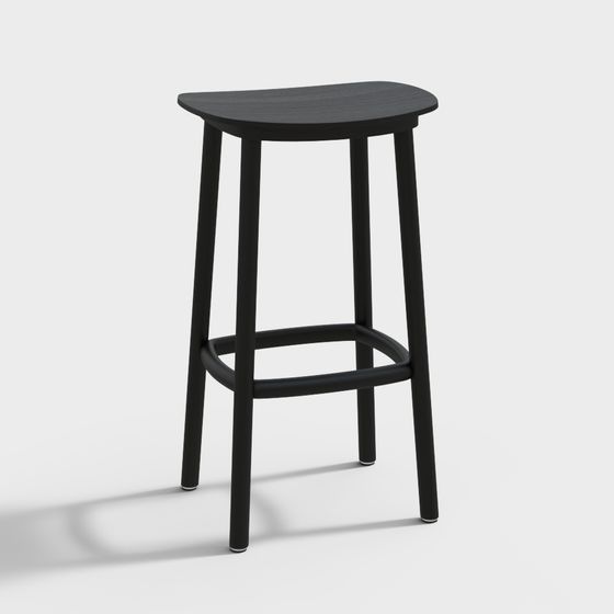 Urban Corner Bar Stool 3D model