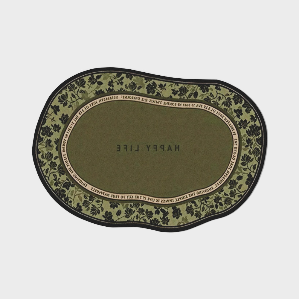 Medieval Alien-Shaped Carpets