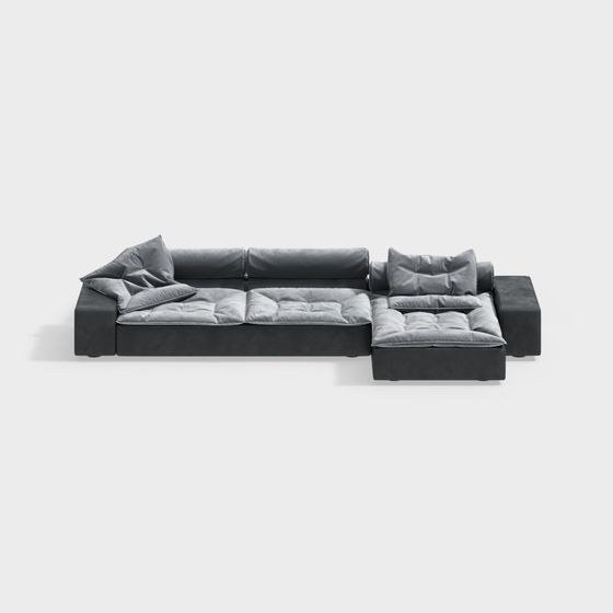 Urban Comfort Sofa 3D model