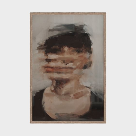 Abstract Portrait 3D Model for Designers and Developers