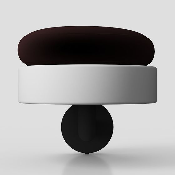 Elegant Low-Poly 3D Model with Modern Aesthetic