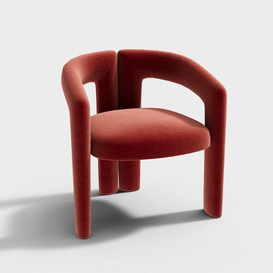 Curve Chair 3D model