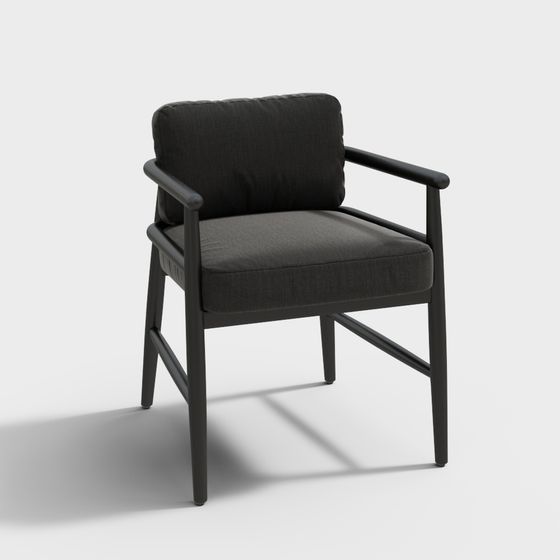 Urban Lounge Chair 3D model for Modern Interiors
