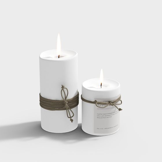 Warm Candlelight 3D Model