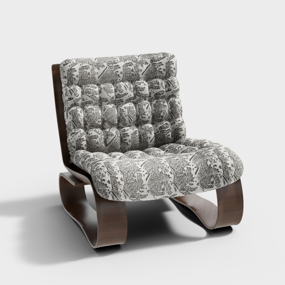 Кресло в винтажном французском стиле