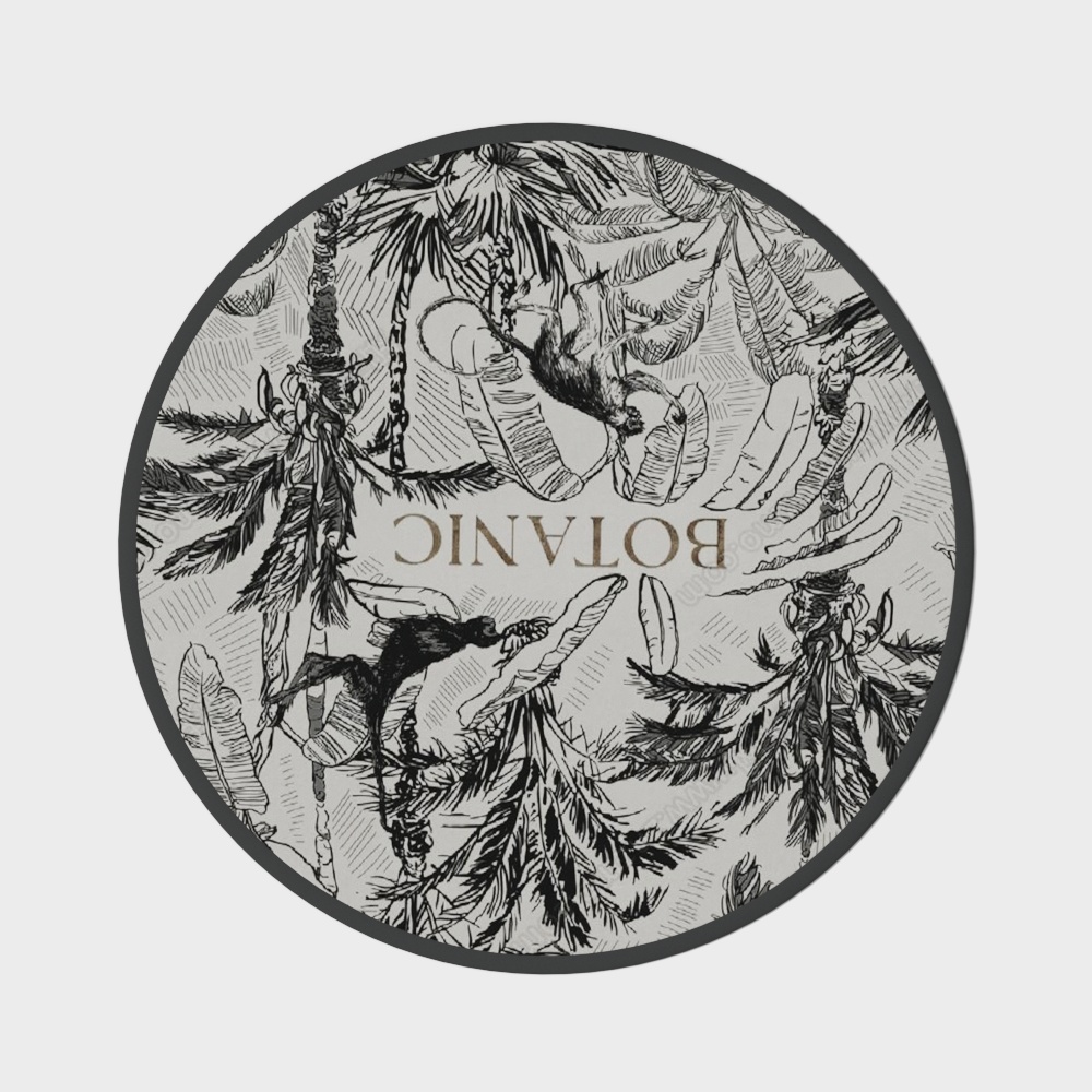 French-Style Vintage Round Rug