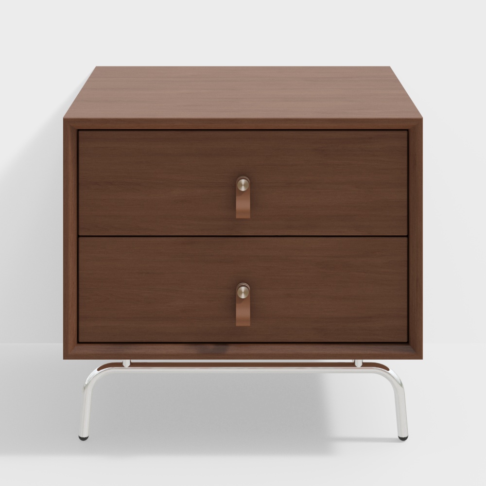 Mid-Century Style Bedside Cabinet