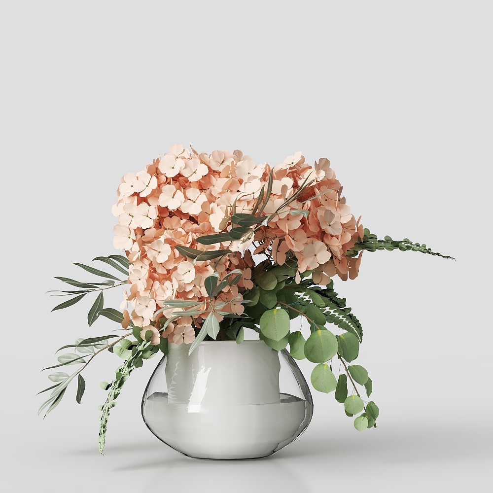 フレンチスタイル花瓶の花のアレンジメント