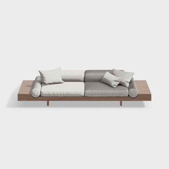 Futuristic Floating Sofa 3D model