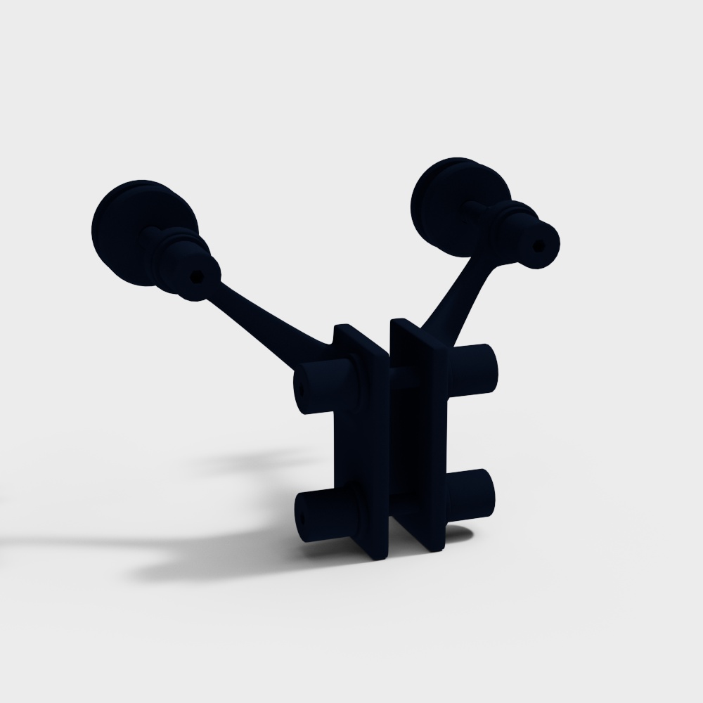 Dual Arm Clamp 3D Model for Creative Projects