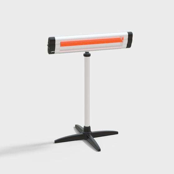 Modern Desktop Infrared Heater 3D model
