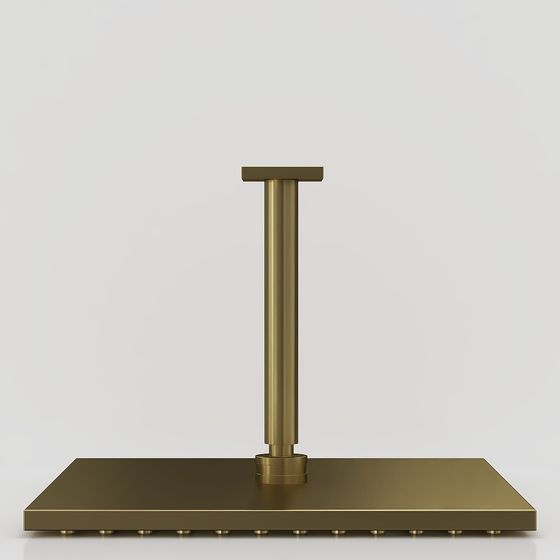 Low Poly Gold 3D Model with High Detail