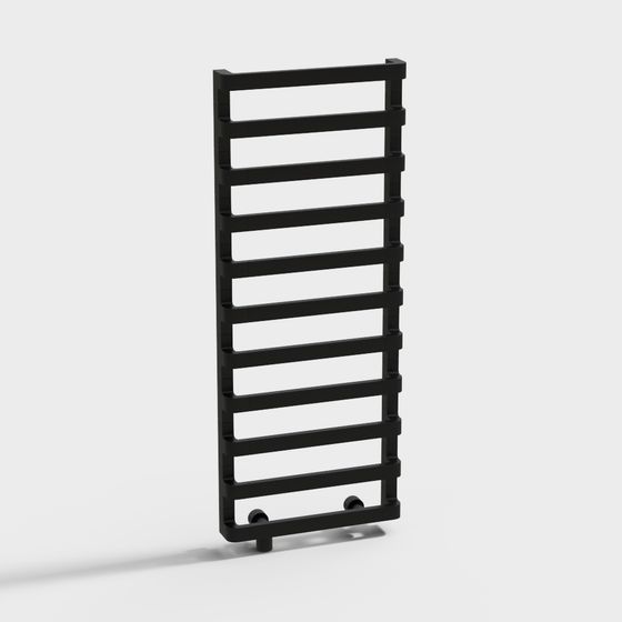 Industrial Metal Rack 3D model