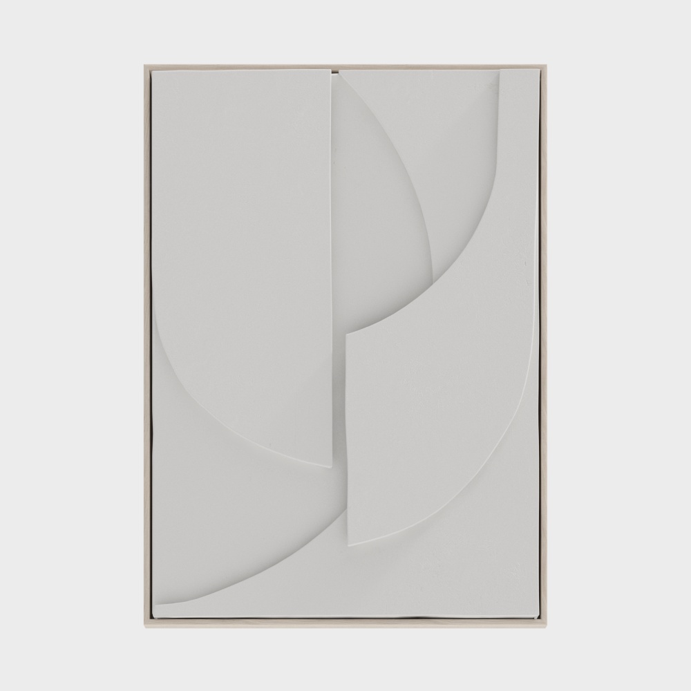 Abstract Geometric Door 3D Model – Minimalist Low-Poly Design