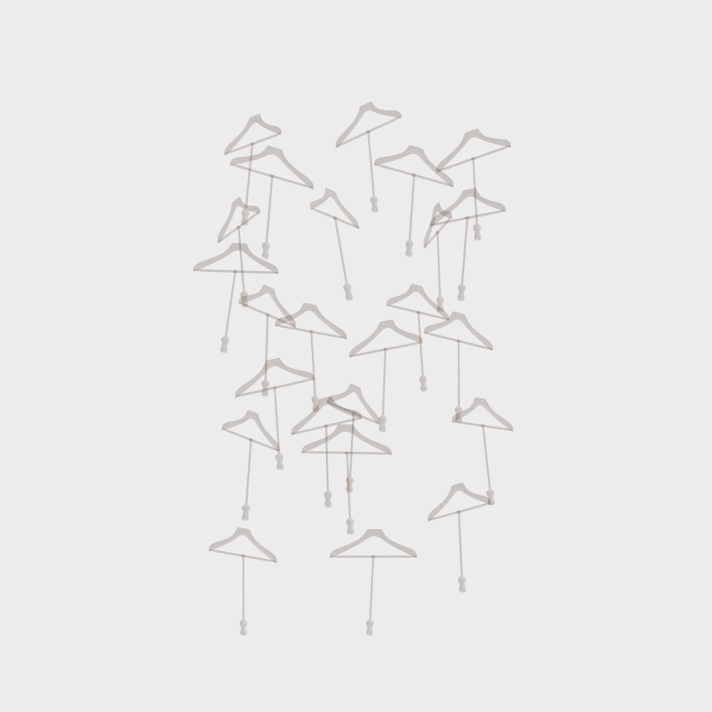 衣料品店用ハンガーディスプレイ