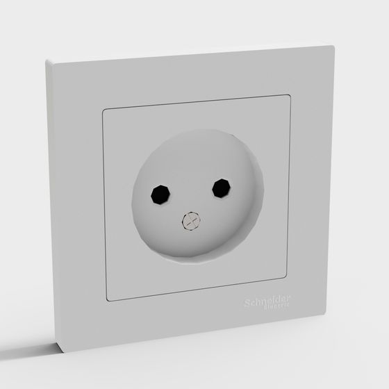 Stylish 3D Socket Model for Modern Design