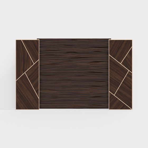 Waves of Elegance 3D model for Modern Spaces