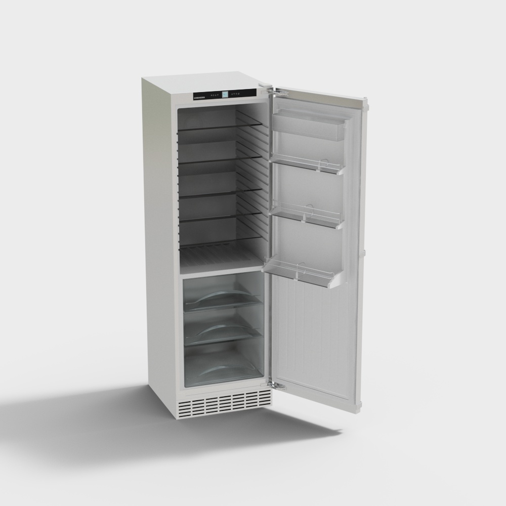 Kühlschrank mit offener Tür