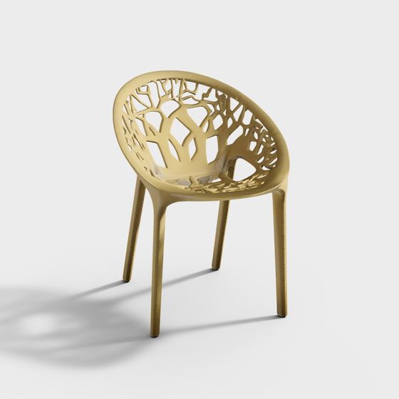Nilkamal Club Plastic Arm Chair (Season Rust Brown