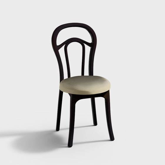 Retro Style Chair 3D model