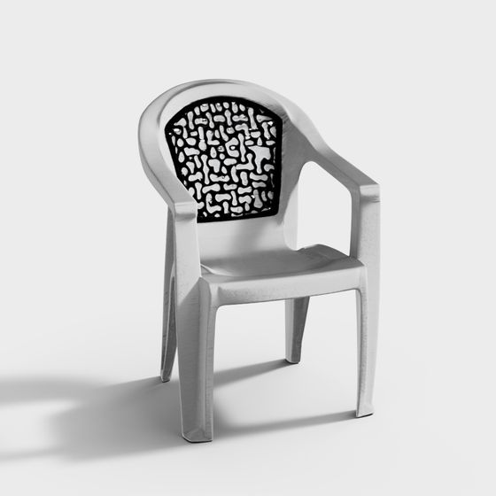 เก้าอี้พลาสติก Nilkamal Paradise (ขาวนม)