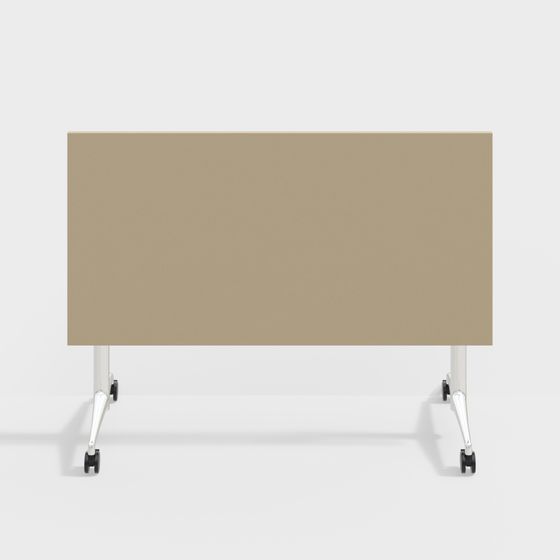 Modern Minimalist Mobile Whiteboard 3D model