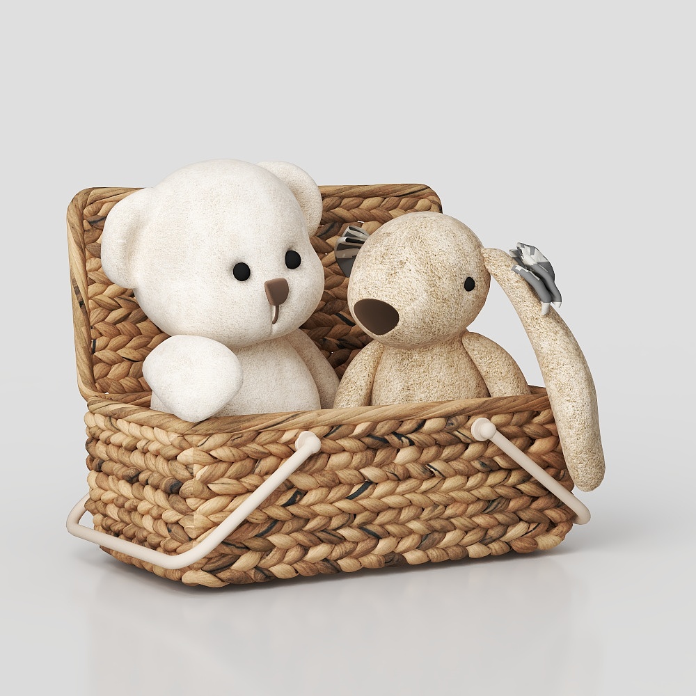 Woven Rattan Storage Basket