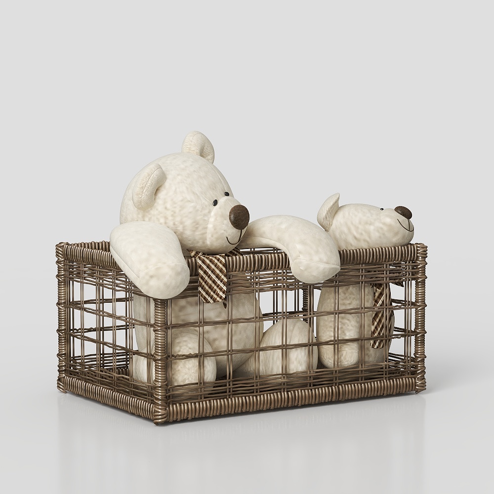 라탄 수납 바구니