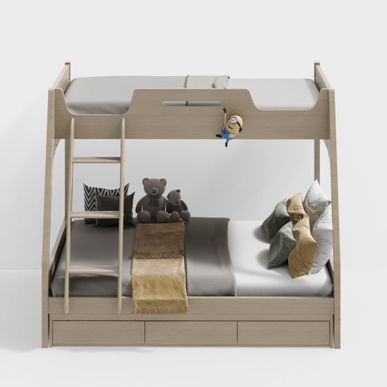 High-Low Bunk Bed