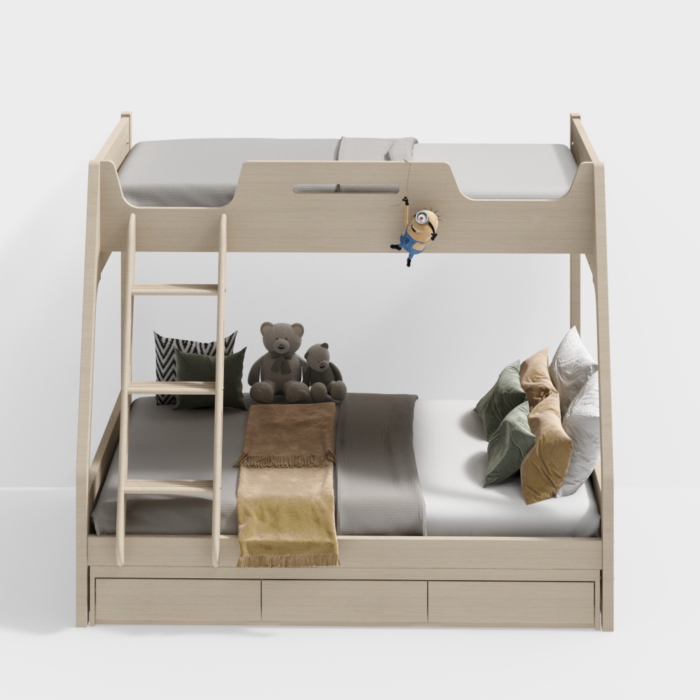 High-Low Bunk Bed